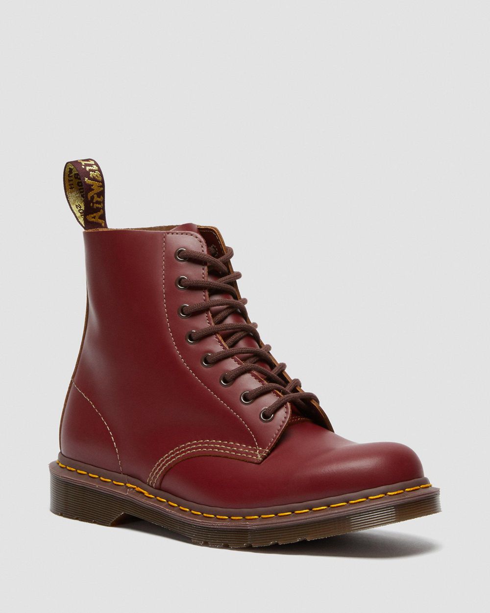 Dr Martens 1460 Vintage Made In England Šnurovacie Topánky Damske ( Oxblood ) SK 870-NUWLSC